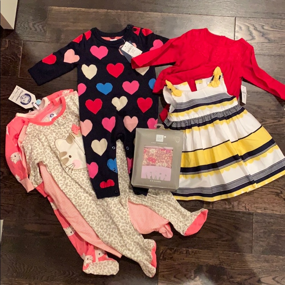 NWT 3-6 MO Bundle! Gap, Gerber, Gymboree